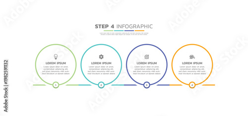 Presentation business abstract background infographic template colorful