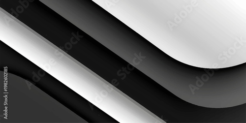 Abstract metallic background with glossy steel lines and dark industrial texture design