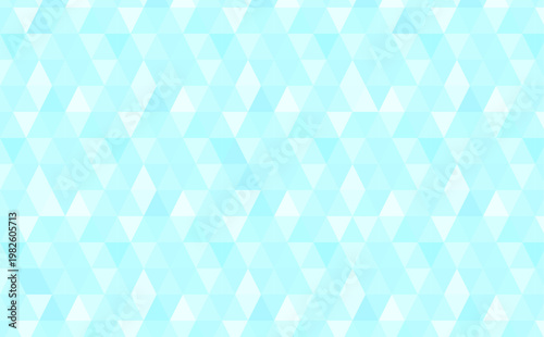 冷たい氷イメージのシンプルなポリゴン模様背景1_横