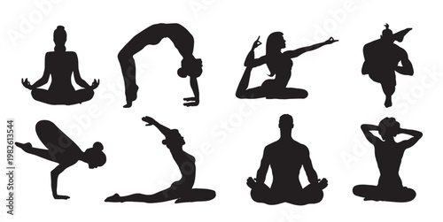  seth silhouette yoga man and woman 
