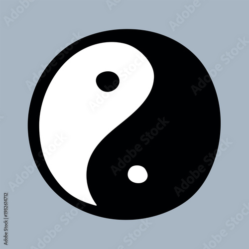 Hand drawn yin yang symbol Zen and Tao Harmony and balance Black and white yin and yang sign Taichi, Taoism, Buddhism, Japan, Chinese, Asian, yoga, meditation, karma, peace, dualism