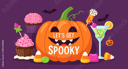 Kitchen Whisk Baking Utensil with Cookie Monster Vector Illustration Graphic Design