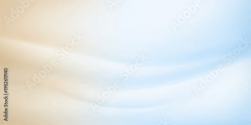 Soft flowing blue waves with silky texture and gentle light creating a smooth abstract background design