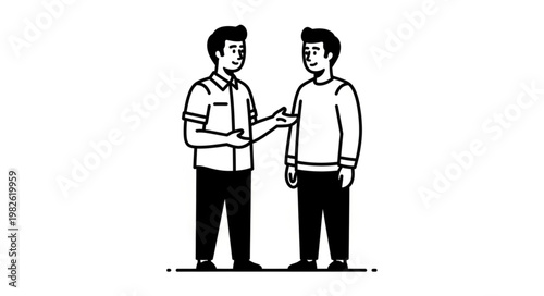 Two men shaking hands, a gesture of agreement and cooperation.