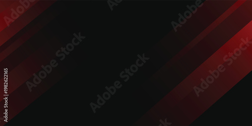 Black red sport background with diagonal speed line and shape. Modern creative trendy design in vector illustration