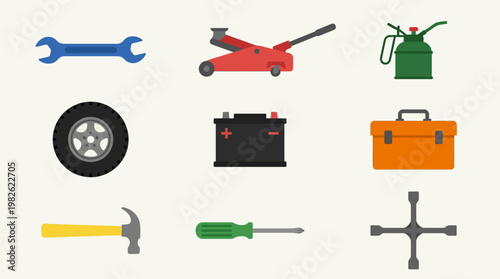 Collection of various hand tools.