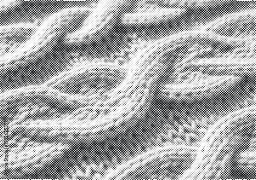 halftone knit texture background sweater graphic design pattern monochrome fabric textile wool warm