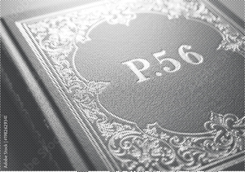 halftone book texture background cover abstract vector illustration black white graphic design pattern