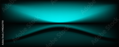 Abstract gradient podium background. Empty blue 3D studio background. Clean scene for product presentation mockup template. eps 10