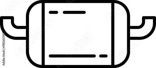 Exhaust Muffler Car Part Icon