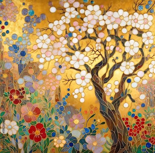 abstract floral background