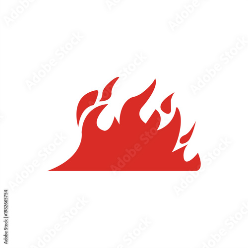 flammable material symbol warning vector design