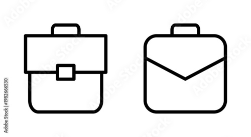Briefcase icon symbol for apps and websites. suitcase sign and symbol. luggage symbol.
