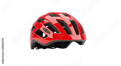 Red Bicycle Helmet