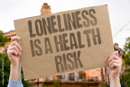 Fotografija "Loneliness Is A Health Risk" Chronic social isolation carries measurable physical health consequences comparable to major lifestyle risks