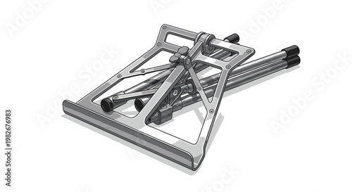 Collapsible Laptop Stand for Comfortable Workstation Setup