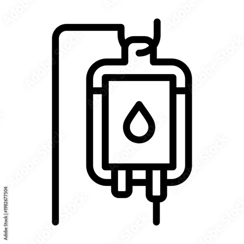 IV Drip icon line