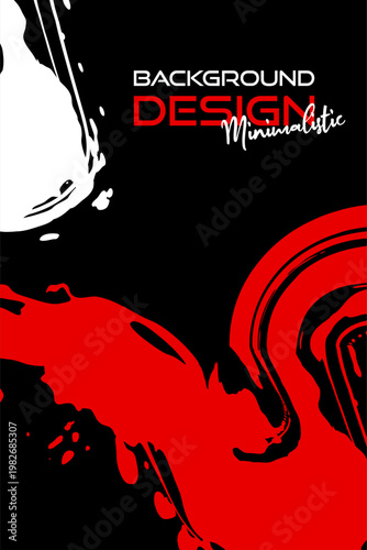 Abstract trendy universal artistic banner template . Design for cover, invitation, banner, placard, brochure, poster, card, flyer and other Vector illustration
