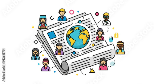 Global News and Diverse Perspectives A World of Information and People Connecting Through Media