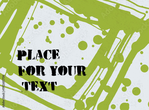 Abstract trendy universal artistic banner template . Design for cover, invitation, banner, placard, brochure, poster, card, flyer and other Vector illustration