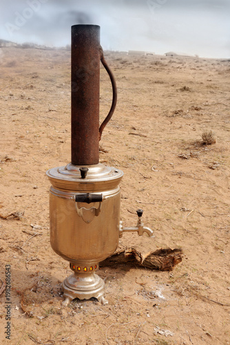 gas pipe on the ground