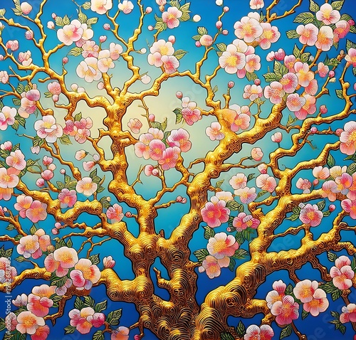 spring tree with flowers