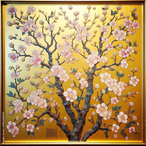 spring tree with flowers