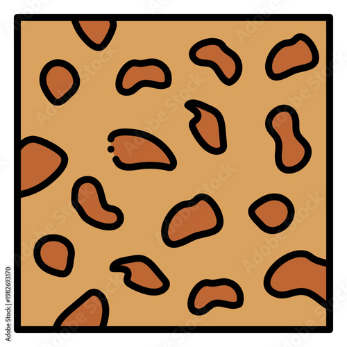 Cookie Dough Texture Background Pattern