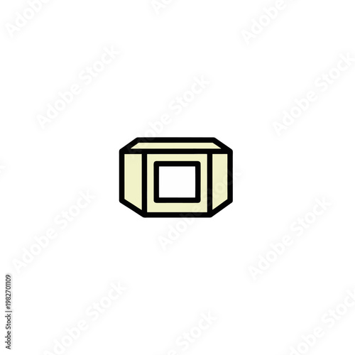 3d rendered illustration of a cube