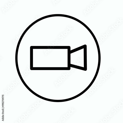 video call icon sign symbol drawing useful for content creators