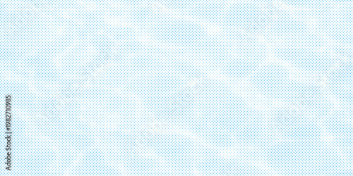 Blue and white water ripples light surface overlay background. 3d clear ocean surface pattern with reflection effect backdrop. Marble desaturated texture.