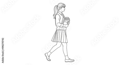 Young Girl Playing Rugby with Determination.