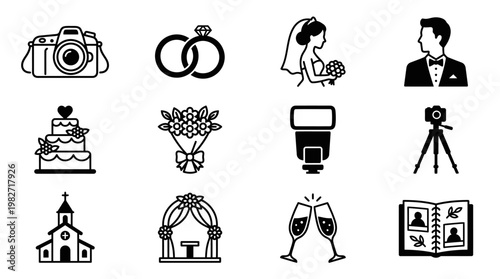 Elegant Wedding Celebration Photo With Toasting Glasses and Floral Decorations