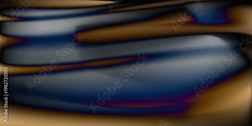 Abstract blue white luxury fabric wave background with copy space. Smooth liquid wave. Elegant shiny silk satin texture. Suit for wallpaper, cover, header, desktop, web, flyer. Vector illustration