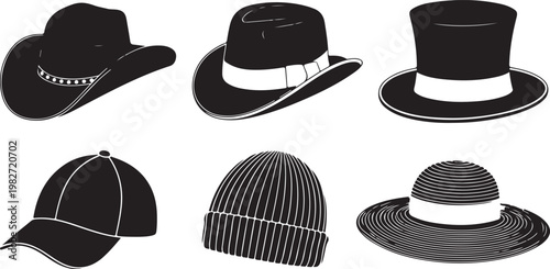 Baseball cap with panel stitching and brim