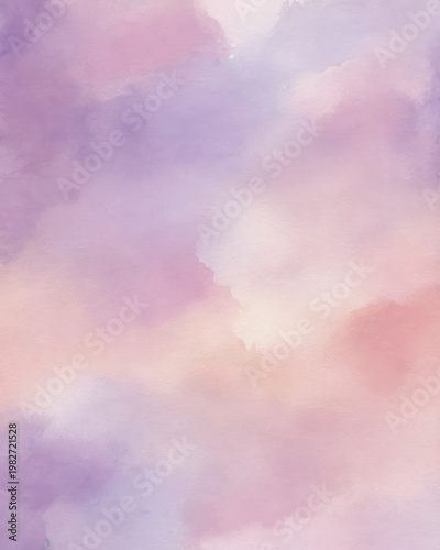 Serenity softness harmony calm ambience dream watercolor blend with lilac pink peach tones to evoke tranquil mood