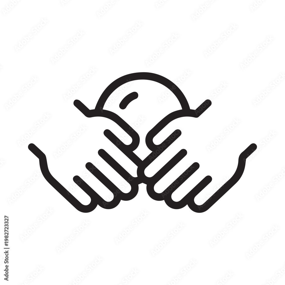 Obraz premium Kid fine motor icon outline vector. Game skills 
