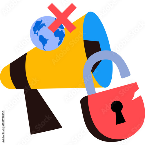 Global Censorship and Information Lock