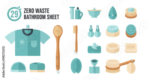 Zero Waste Bathroom Items Collection: Eco-Friendly Hygiene & Personal Care Products