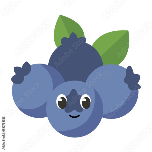 Vector graphic icon for Blueberry