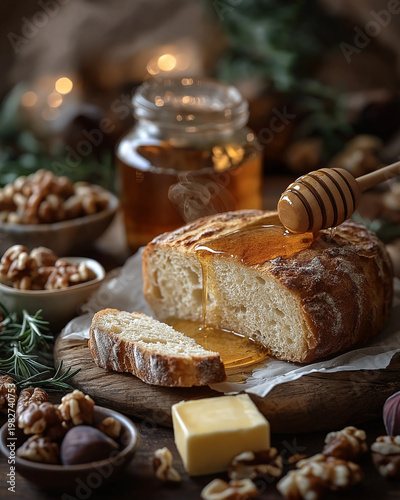 Illustration of Jesus Christ with colors and glow, beautiful modern illustration of the Christ