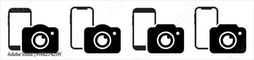 Camera device icon vector illustration