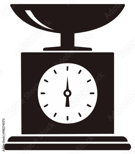 Retro Kitchen Scale With Dial Meter For Measuring Weight