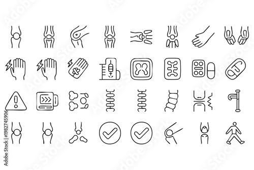 Orthopedic Injury and Medical Icons for Rehabilitation Design