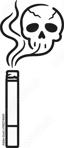  cigrate kills vector design 