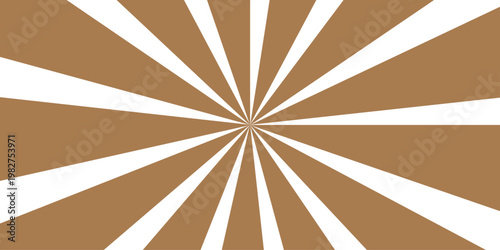 An abstract grunge background featuring a vintage sunburst design with brown paper texture, rays of light, and a retro vector art pattern for a dirty backdrop illustration