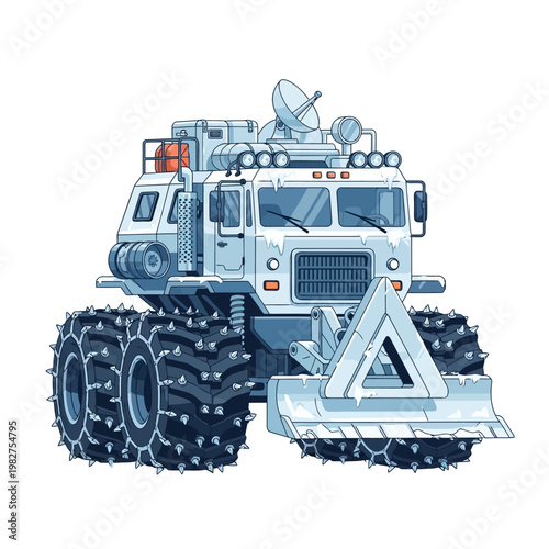 Large All Terrain Vehicle Truck.