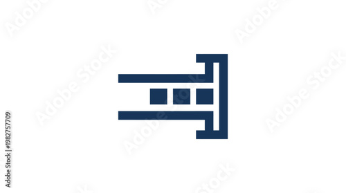 Minimalist Vector Icon of a Shopping Cart for E-commerce and Retail Websites