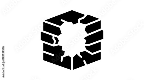 Icon of Social Issues and Community Engagement in Modern Design Style