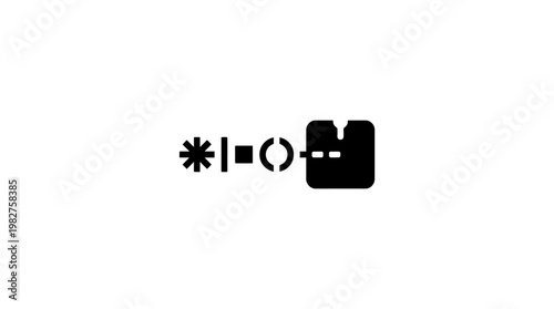 Icon of Folder with Lock, Security, and Protection Symbol in Vector Style